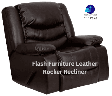 flash furniture leather rocker recliner
