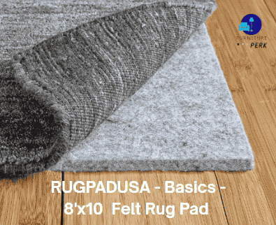 RUGPADUSA - basics - 8'x10 felt rug pad