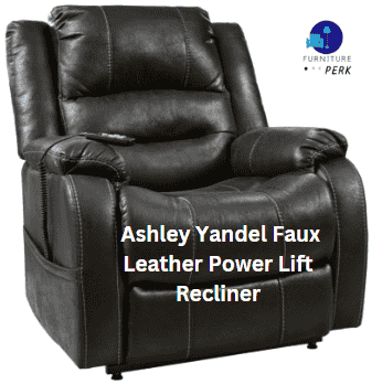 ashley yandel faux leather recliner