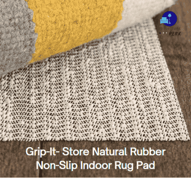 grip it store natural rubber non slip indoor rug pad