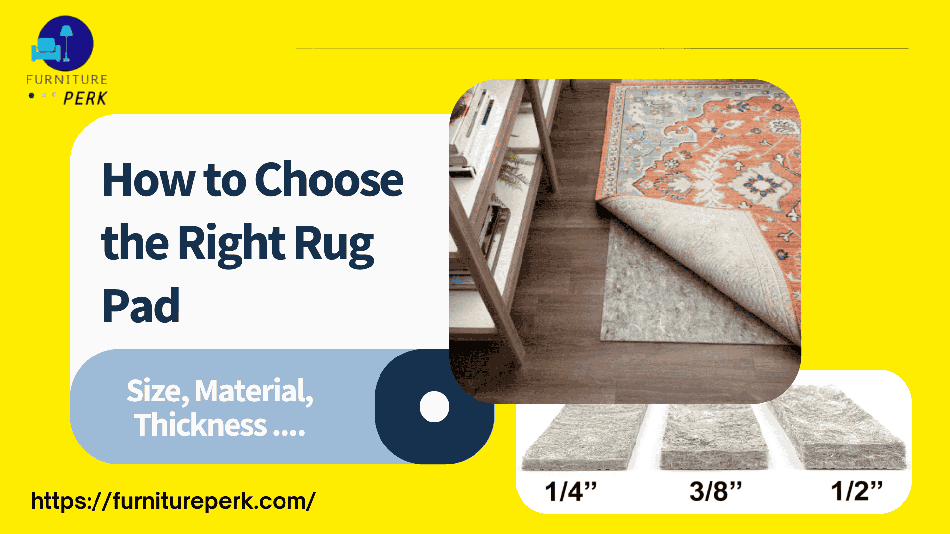 🚪How to Choose the Right Rug Pad: Complete Guide - Furniture PERK