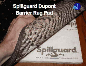 spillguard dupont barrier rug pad