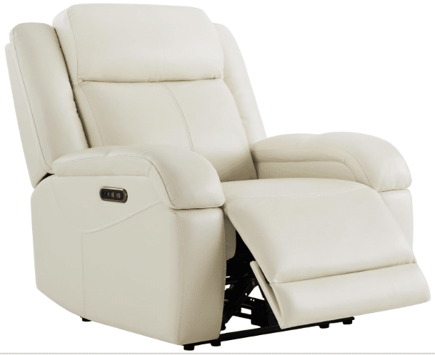 Watson & Whitely Genuine Leather Power Recliner Chairs for Adults