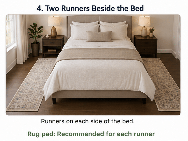 Two Runners Beside the Bed